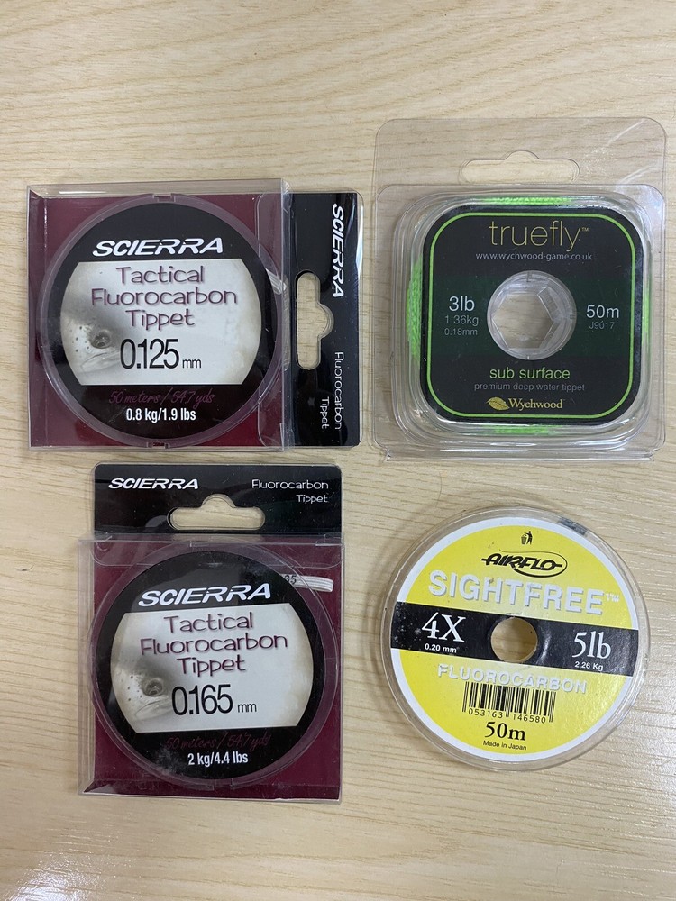 JOB LOT River Fishing Line, Trout & Grayling Tippet, Light Tippet, River Nylon