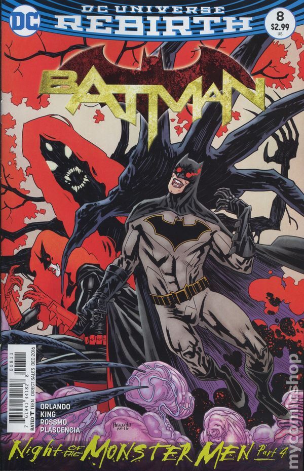 Batman #8A Paquette FN+ 6.5 2016 Stock Image