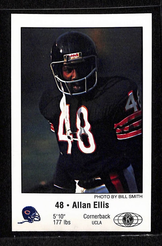 1981 Chicago Bears Police #NNO Allan Ellis - NM/MT+ Set Break!