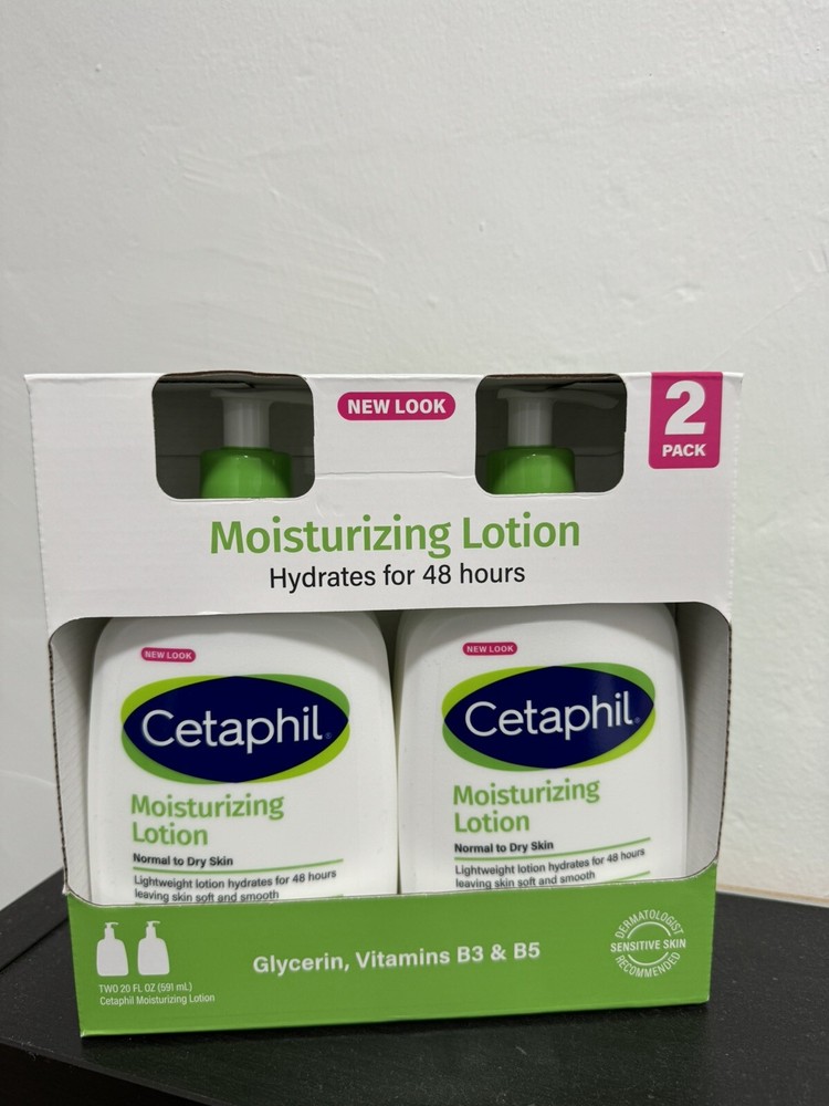 Loción hidratante Cetaphil - Paquete de 2, 20 oz. (P55128-0)