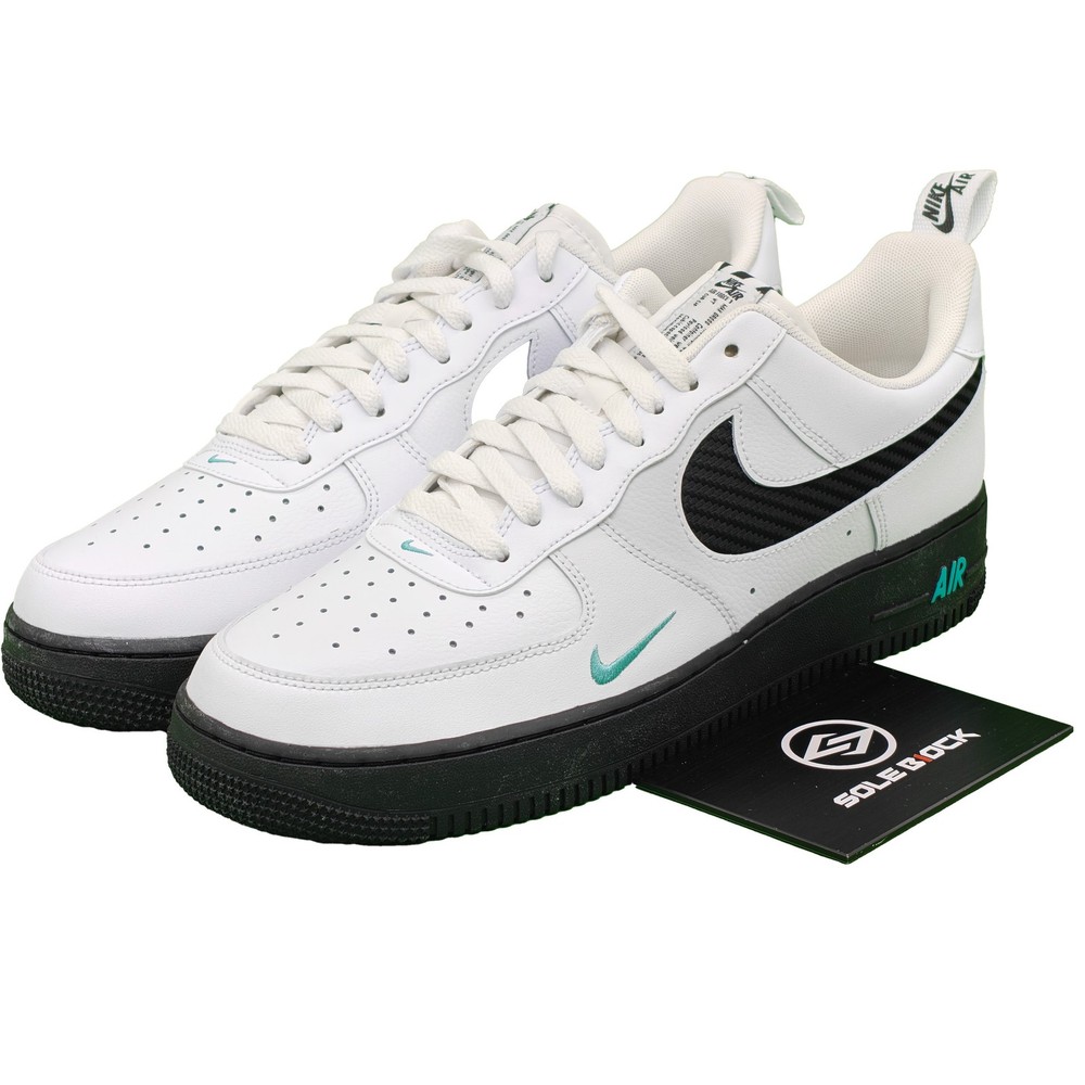Nike Air Force 1 '07 White Black Teal - DR0155-100