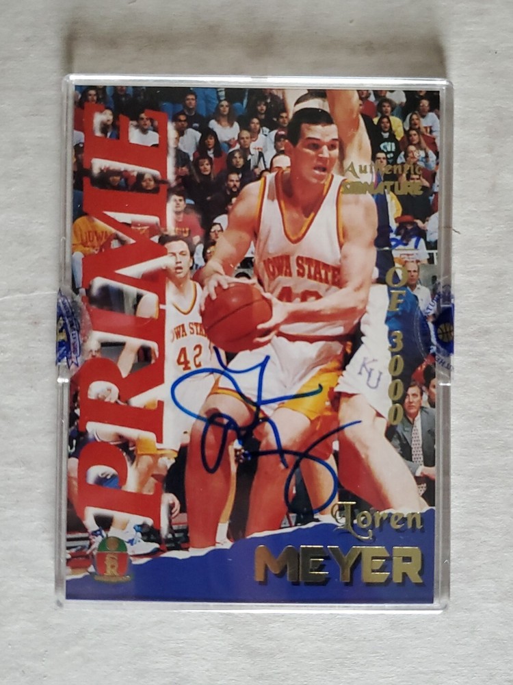 1995 Signature Rookies Prime - Autographs #24 Loren Meyer 829/3000 (AU, RC)