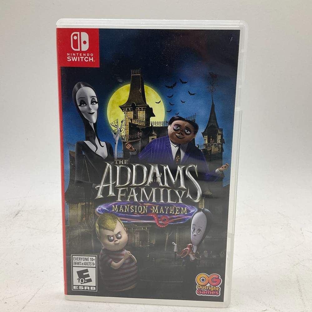 The Addams Family Mansion Mayhem Nintendo Switch Tested Working