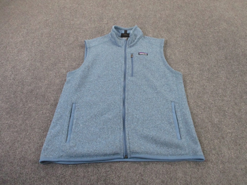 Patagonia Better Sweater Fleece Vest for Men XL Blue Camping Hiking Jumper