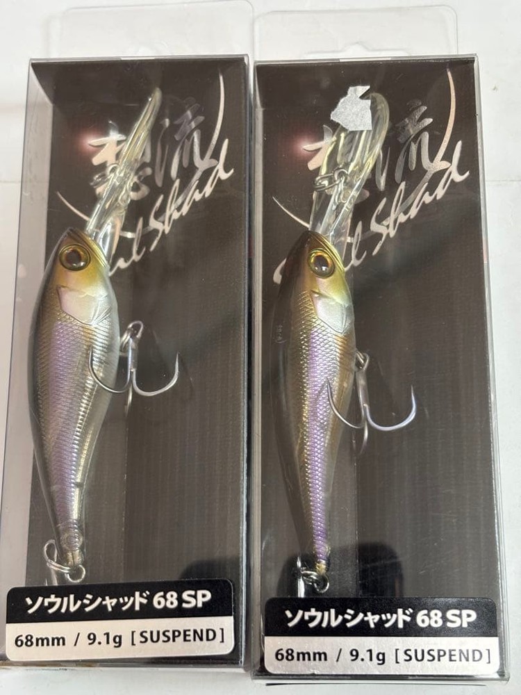 Jackall Soul Shad 68SP Lure Set 2pcs New Unused