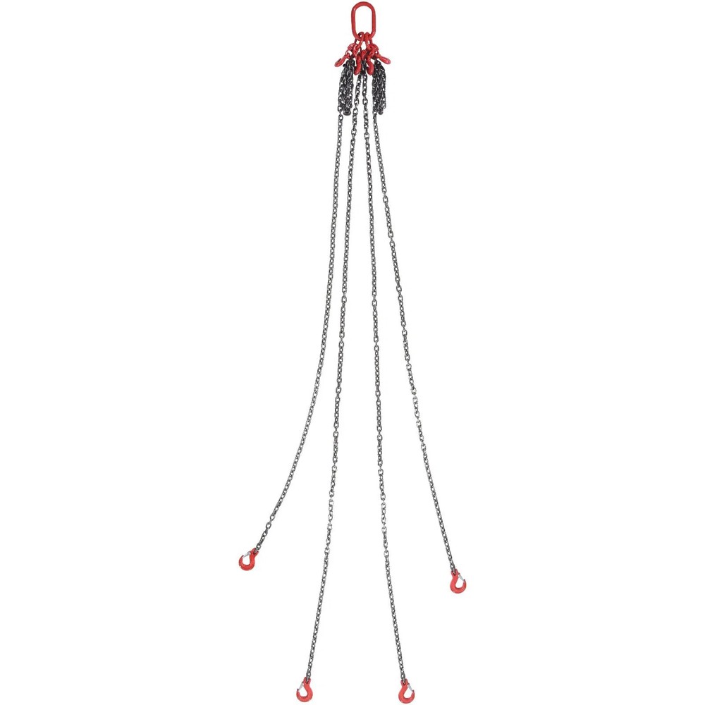 Chain Sling, 3/8 inch x 10 ft Lifting Chains with Hooks, G80 Engine Chain Hoist