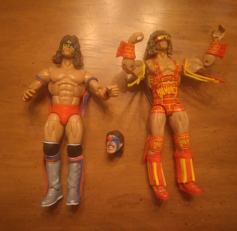 Ultimate Warrior WWE Elite Ultimate Maniacs And Elite Legends Series