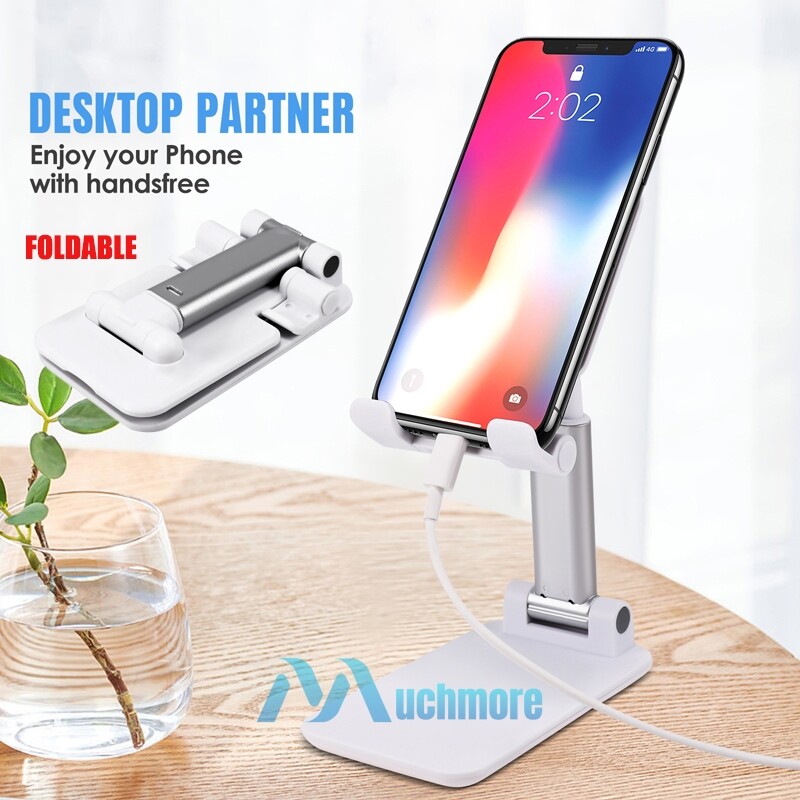 Adjustable Cell Phone Desktop Holder Tablet Stand Mobile Phone iPad Cradle Mount