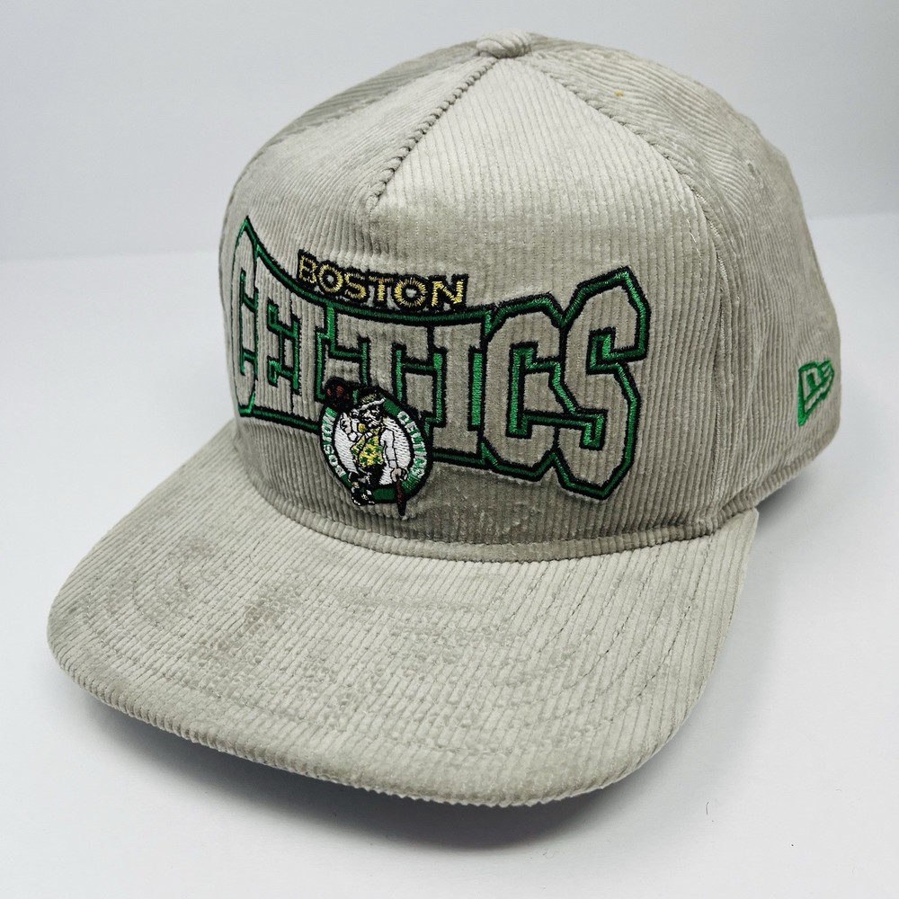 New Era The Golfer NBA Boston Celtics Mens Cap Hat Snapback Adjustable Corduroy