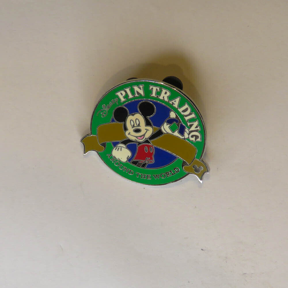 Disney   Hidden Mickey  Series   Green Pin Trading Logo Pin