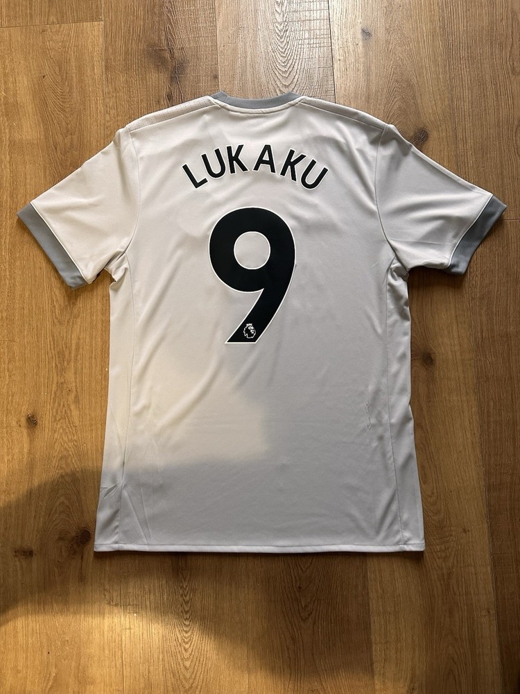 Lukaku Manchester United 17/18 Third Size M Men Used
