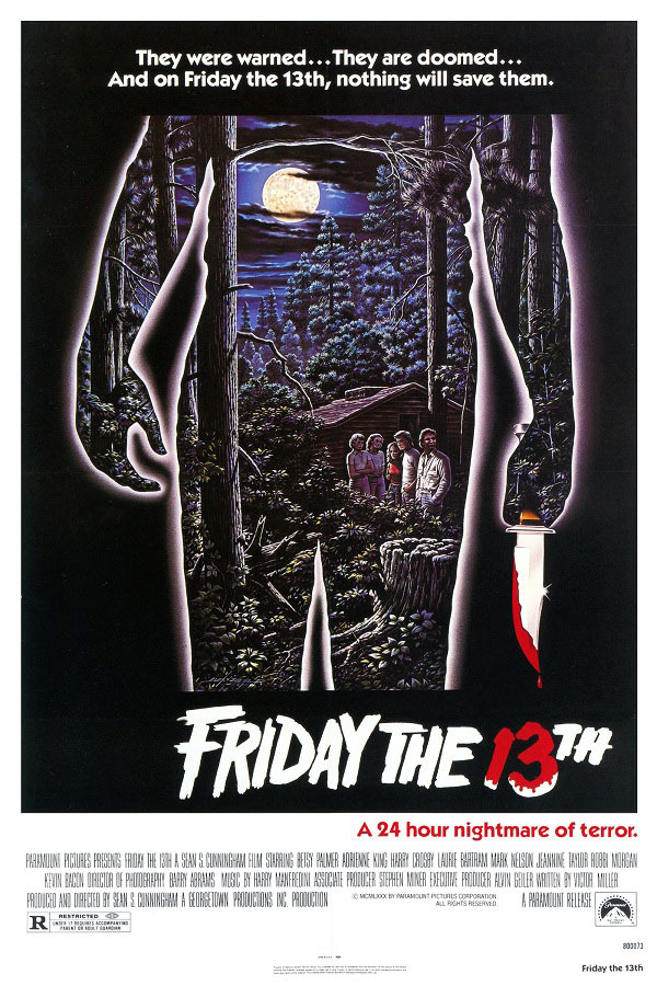 Friday The 13th movie poster  : 11 x 17 inches - Jason Voorhees, Horror