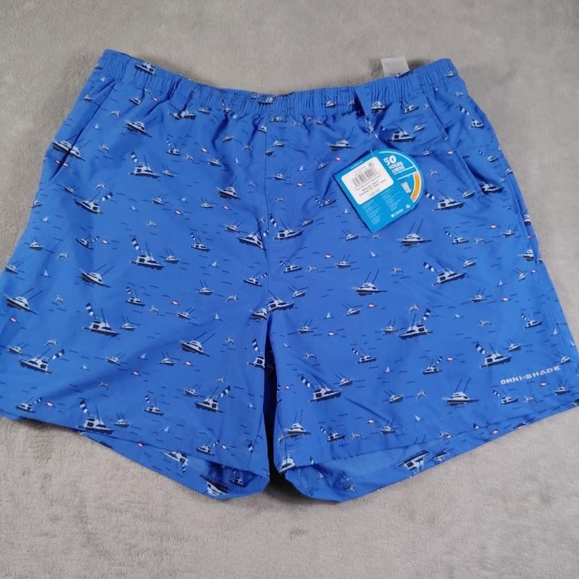 Columbia PFG Water Shorts Mens XL Super Backcast 6in Omni-Shade UPF 50 FM1107