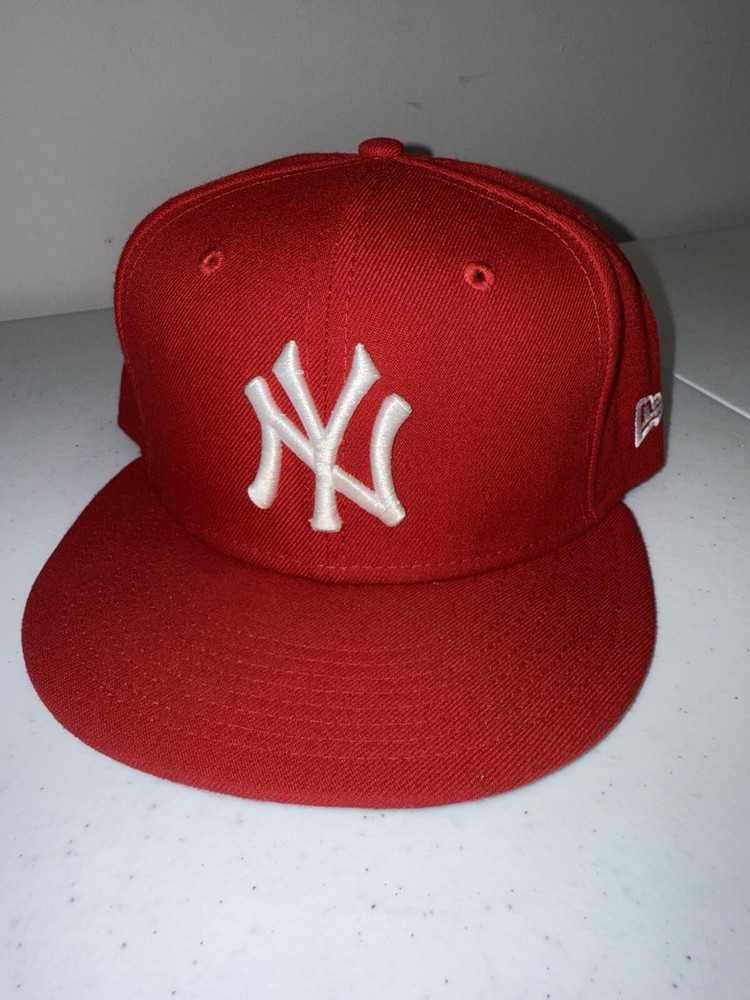 New Era New York Yankees Snapback Hat MLB 1996 World Series Patch Red