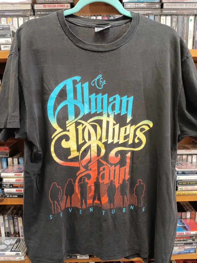 The Allman Brothers Seven Turns Tour '90 T-Shirt - Classic Rock, '90s, Concert