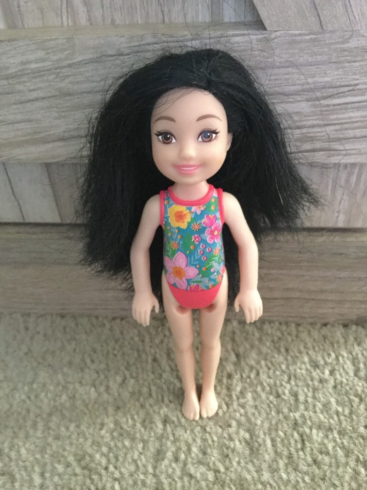 2016 Mattel Barbie Lost Birthday #GRT83 Asian Chelsea Barbie Doll Black Hair