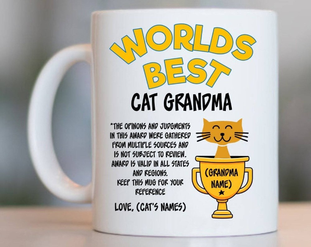 Cat Grandma Gift Grandma Cat Cat Grandma Mug Cat Mug Cat Gift Cat Grandma Coffee