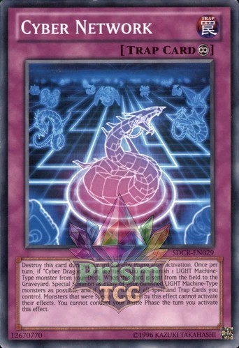 Yugioh Cyber Network SDCR-EN029 Ultra Rare Card