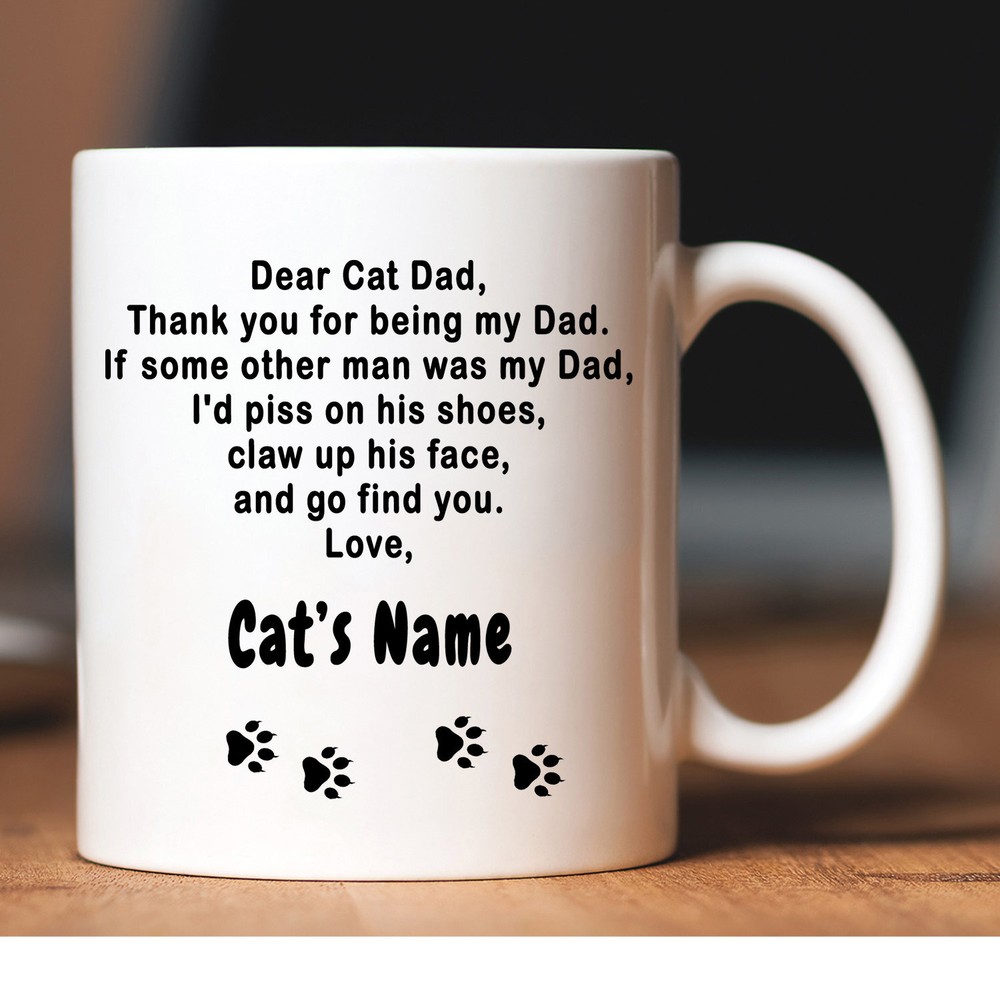 Cat Dad Mug Cat Dad Cat Dad Gift Cat Lover Gift Cat Mug Cat Lover Funny Cat Mug