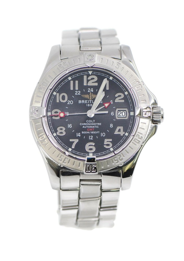 Breitling Colt GMT A32350 Stainless Steel Men's Watch