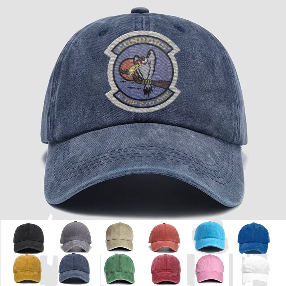 Custom Embroidered Hat US Army C TRP 217 CAV “Condors”, Trucker Hat, Gift Idea
