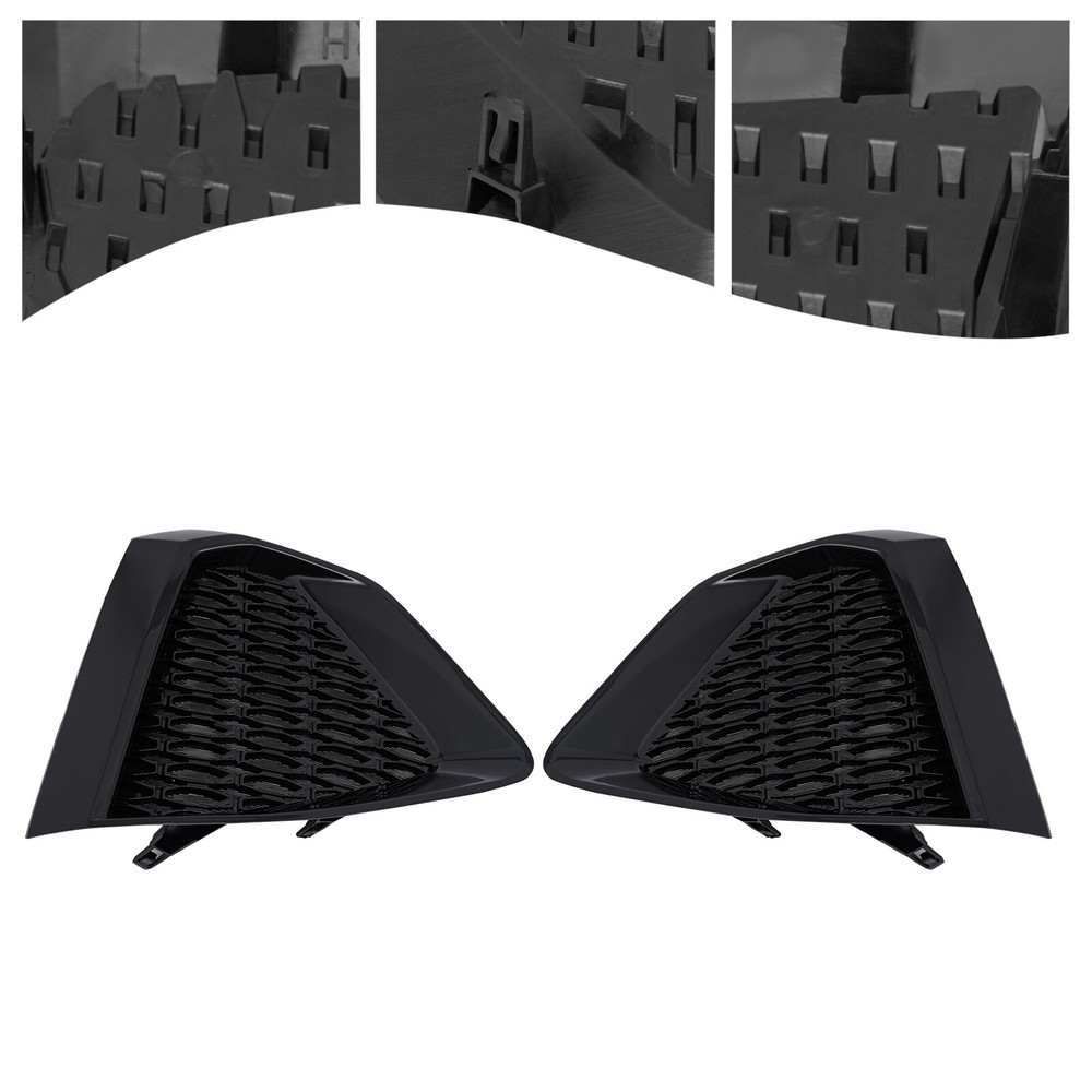 Pair Left Right Fog light Cover For 19 Nissan Maxima Pair LH RH Fog light Cover