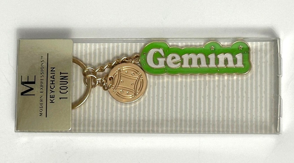 Zodiac Keychain Metal and Enamel 