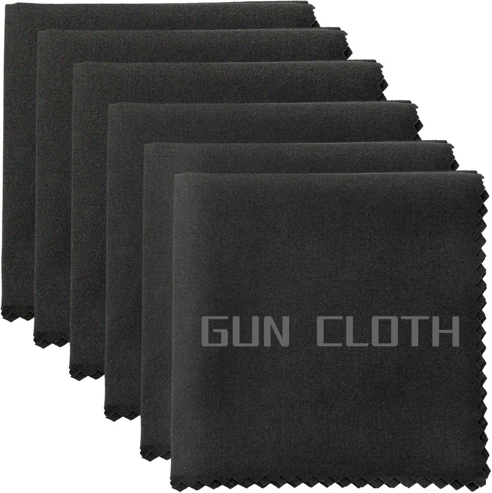 6 Pack Microfiber Gun Cleaning Cloth, 12