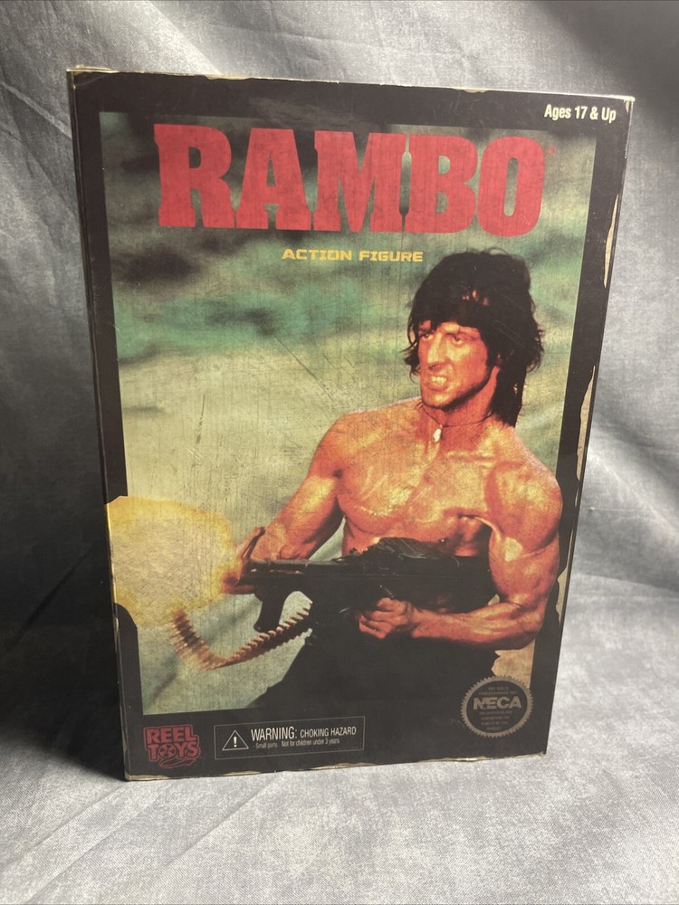 NECA Rambo 8-Bit NES Video Game Action Figure Preowned