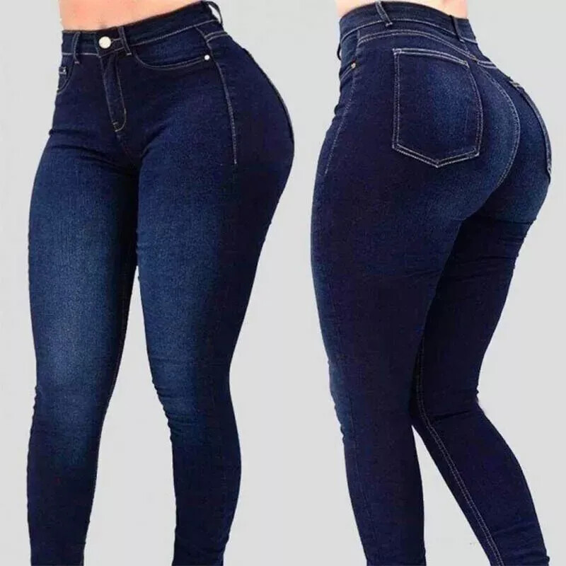 Pantalones De Mujer Jeans Vaqueros De Mezclilla Colombianos Levanta Cola Ropa