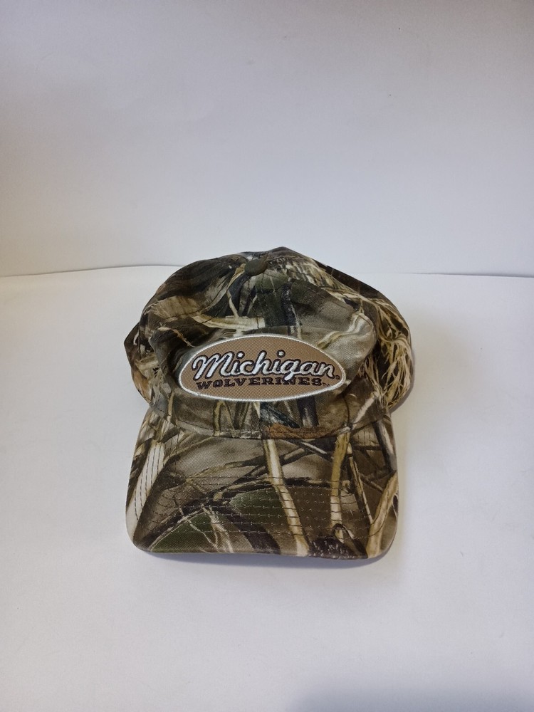 University Of Michigan Wolverines Camo Embroidered Cap Hat By The Game