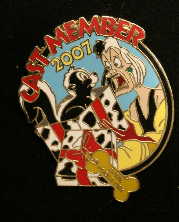 Disney Pin Cruella Devil #53429 Limited Edit Cast Member April Fools Day LE 1000-image
