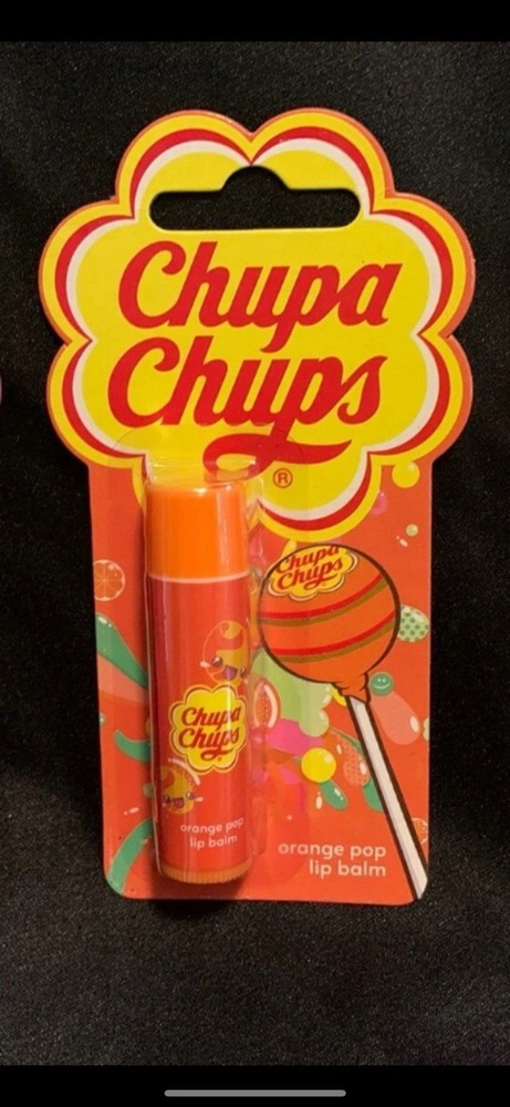 Chupa Chups Orange Pop Lip Balm - New Flavor