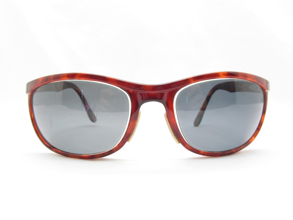 MAUI JIM MJ168-10 BROWN SPORTS WRAP EYEGLASSES FRAMES JAPAN 63-140 117461