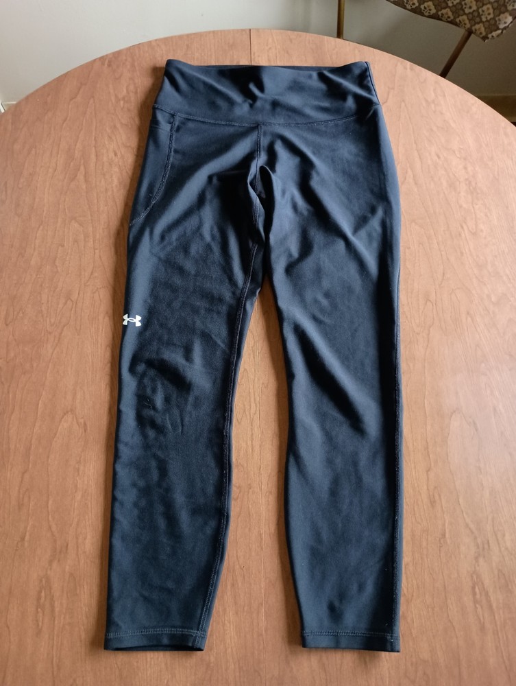Under Armour Heatgear Women's Compression Leggings Sz Medium (Hole In Pocket)