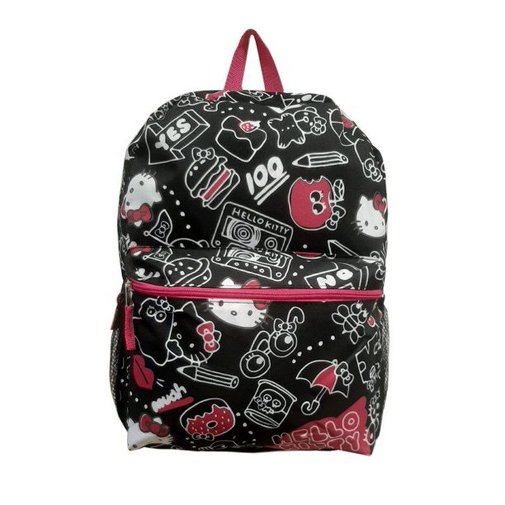Hello Kitty Kids 16-Inch All-Over Print School Backpack with Shoulder Straps