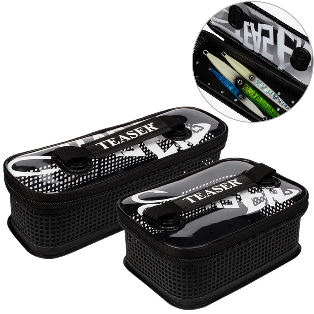Fishing Lure Bag Jig Holder Fishing Tackle Container Spinner Spoon Bait Storage
