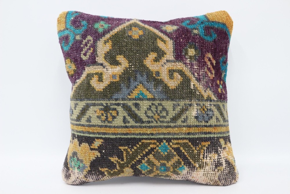 Vintage Kilim Throw Pillow, 14