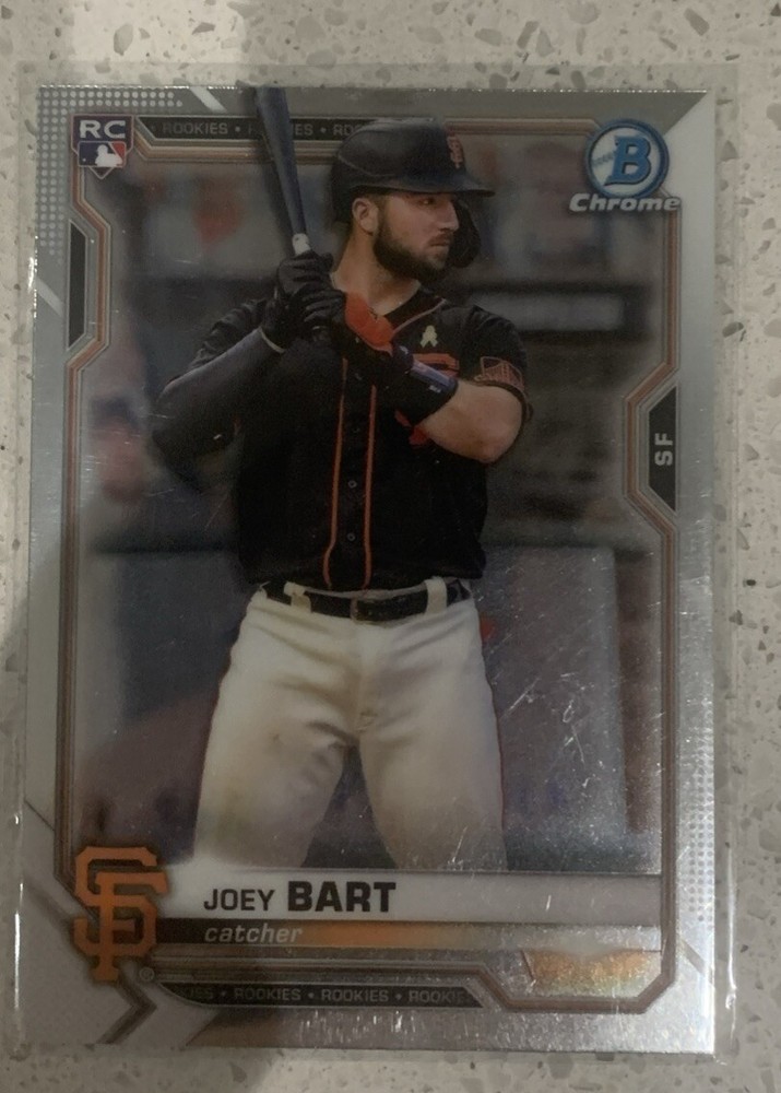 Joey Bart Rookie #23 2021 Bowman Chrome San Francisco Giants