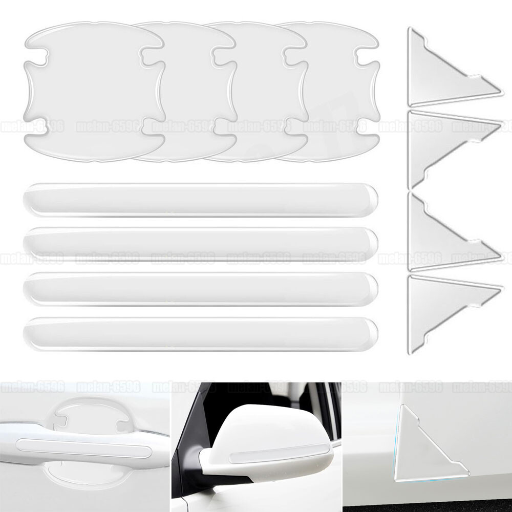 Car Door Handle Door Corner Anti-Scratch Protector Film Stickers Accessories Kit