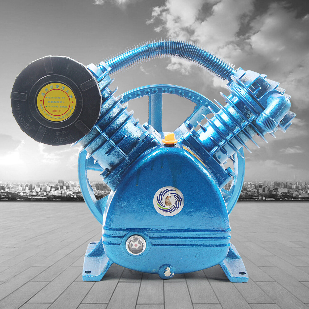 5.5HP 175PSI Twin Cylinder V-Type Air Compressor Pump 2-Stage USA Made  