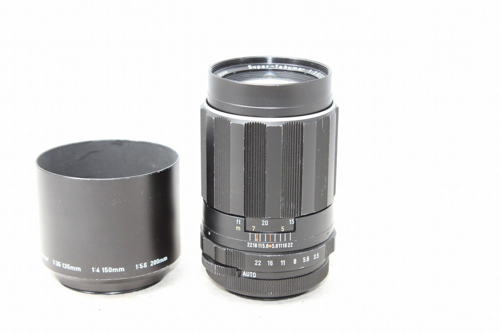 OPT MINT Pentax Super Takumar 135mm F3.5 Telephoto Manual Focus M42 Lens Japan #9130
