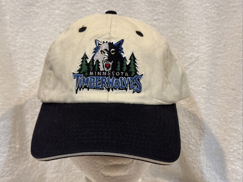 SWEET Minnesota Timberwolves 1990's SGA Adult One Size Multi-Color Hat, NEW&NICE