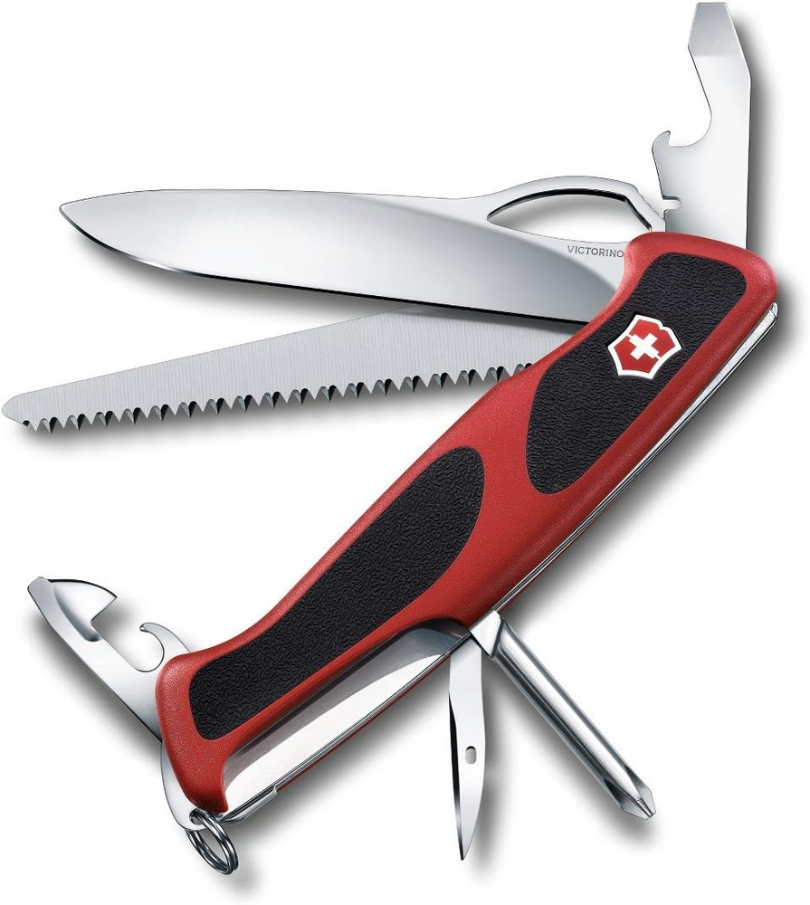 Victorinox Ranger 78 M Grip Swiss Army Knife with 12 Functions Swiss Made Pocket Tool