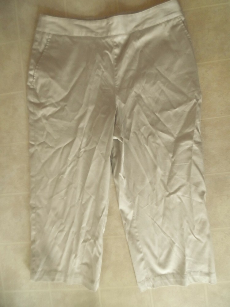 Charter Club Women's Plus Catherine Fit Pedal Pusher  Capri Pants Size 8