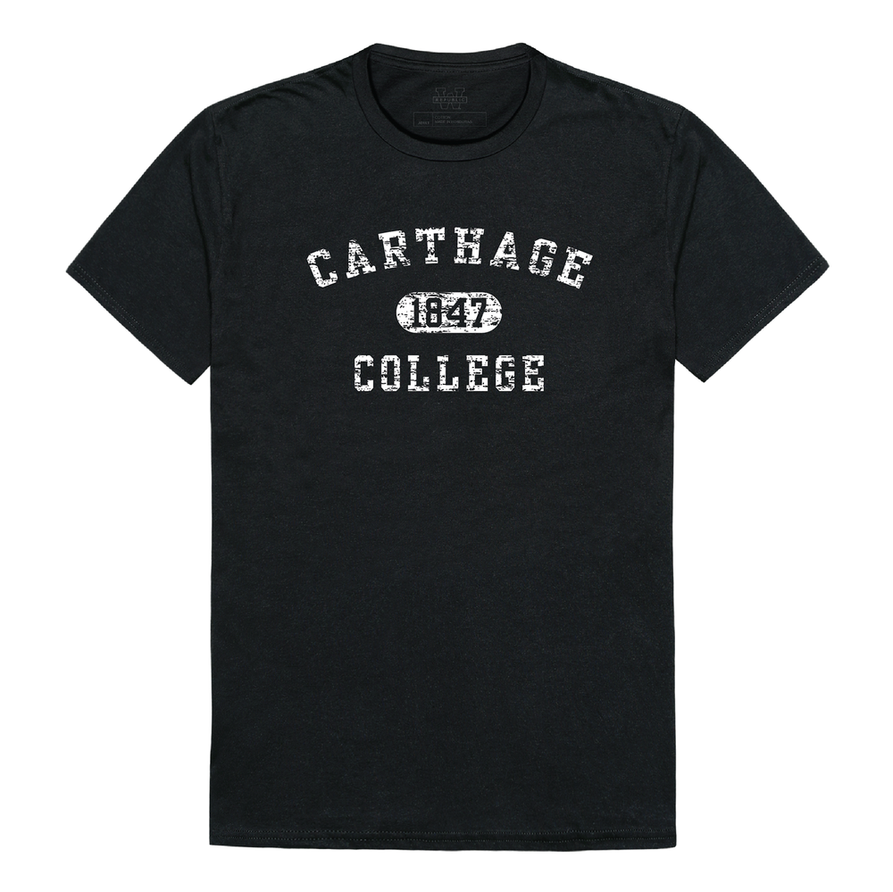 Carthage College Firebirds NCAA Vintage Arch Distressed Tee