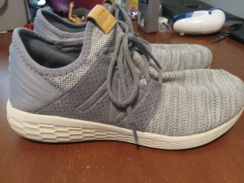 New Balance Fresh Foam Cruz V2 Sneakers Grey Knit Men's Size 11 MCRUZSD2