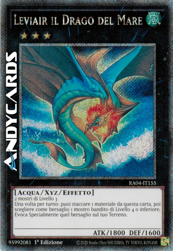 LEVIAIR The Sea Dragon Secret Platinum RA04 IT155 1st Edition