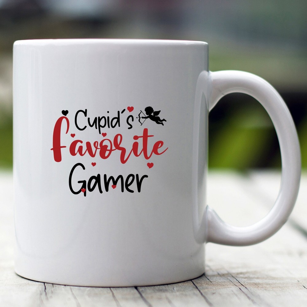 Cupid's Favorite Gamer Mug Valentine Gamer Mug Gamer Valentine Mug Gamer Gift Va