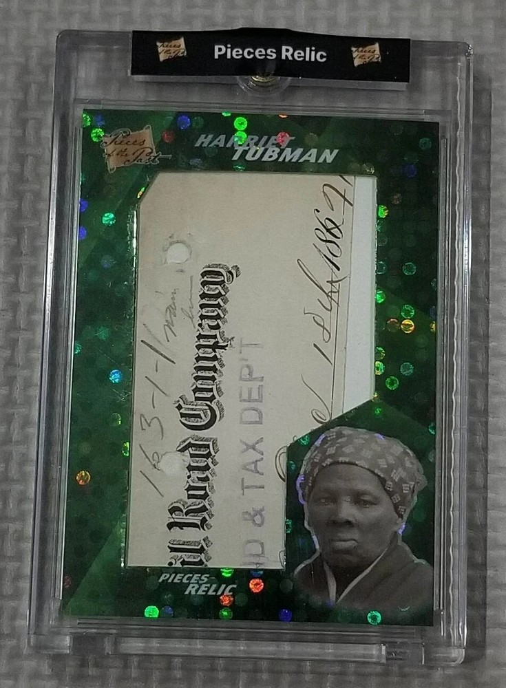 2021 Super Products Pieces Of The Past Harriet Tubman Gold Jumbo Relic #1/1
